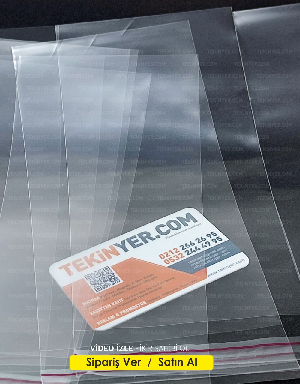 1000 Adet Bantlı Jelatin Poşet