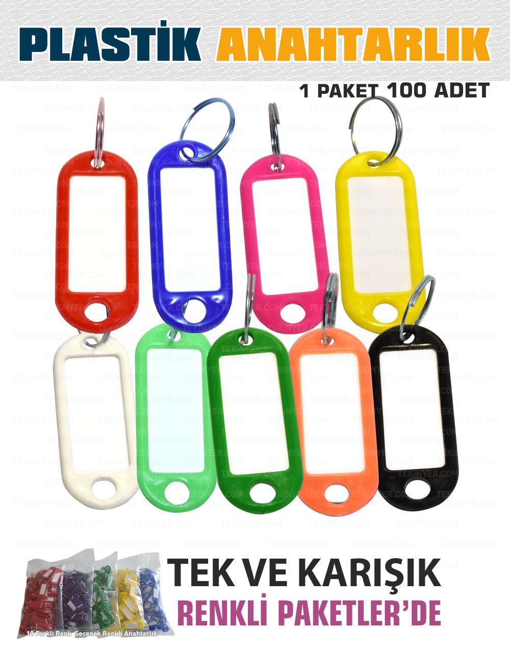 Promosyon Plastik Anahtarlık