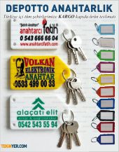  Depotto kapaksız plastik anahtarlık