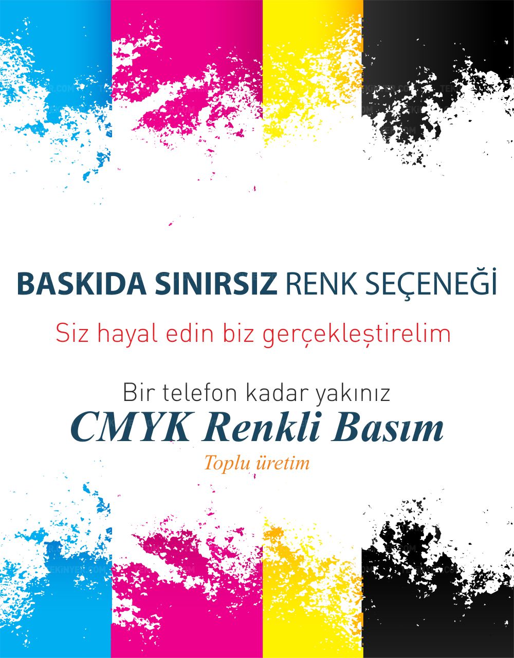 Etiket Ürün Kartı Sınırsız Renk Baskı Seçeneği