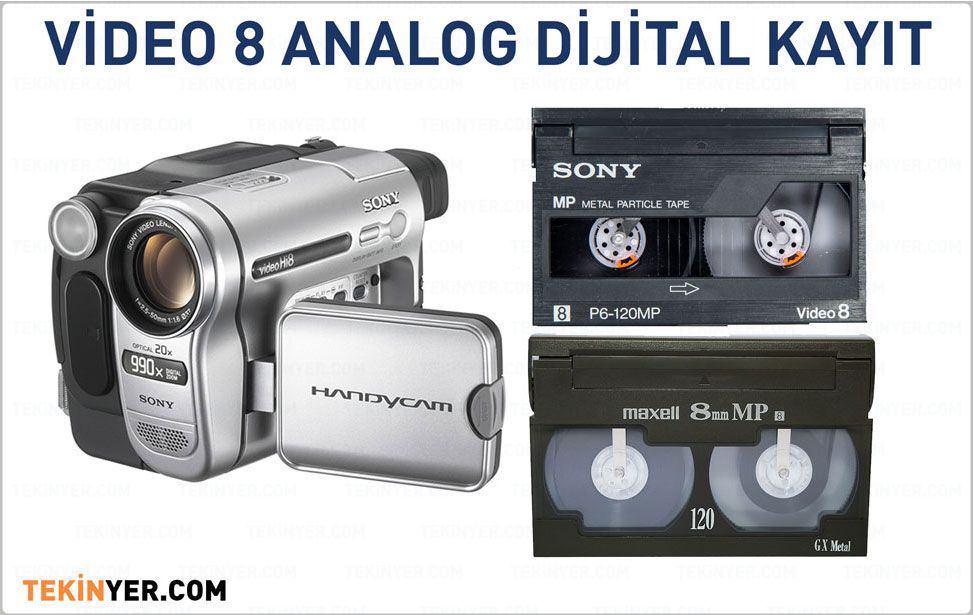 H8/Hi8 Video 8 Dijital 8 Analog ve Dijital Kaset, Bant, Film, Dia, Negatif Aktarım Kayıt Merkezi | AKTARIM KAYIT MERKEZİ |