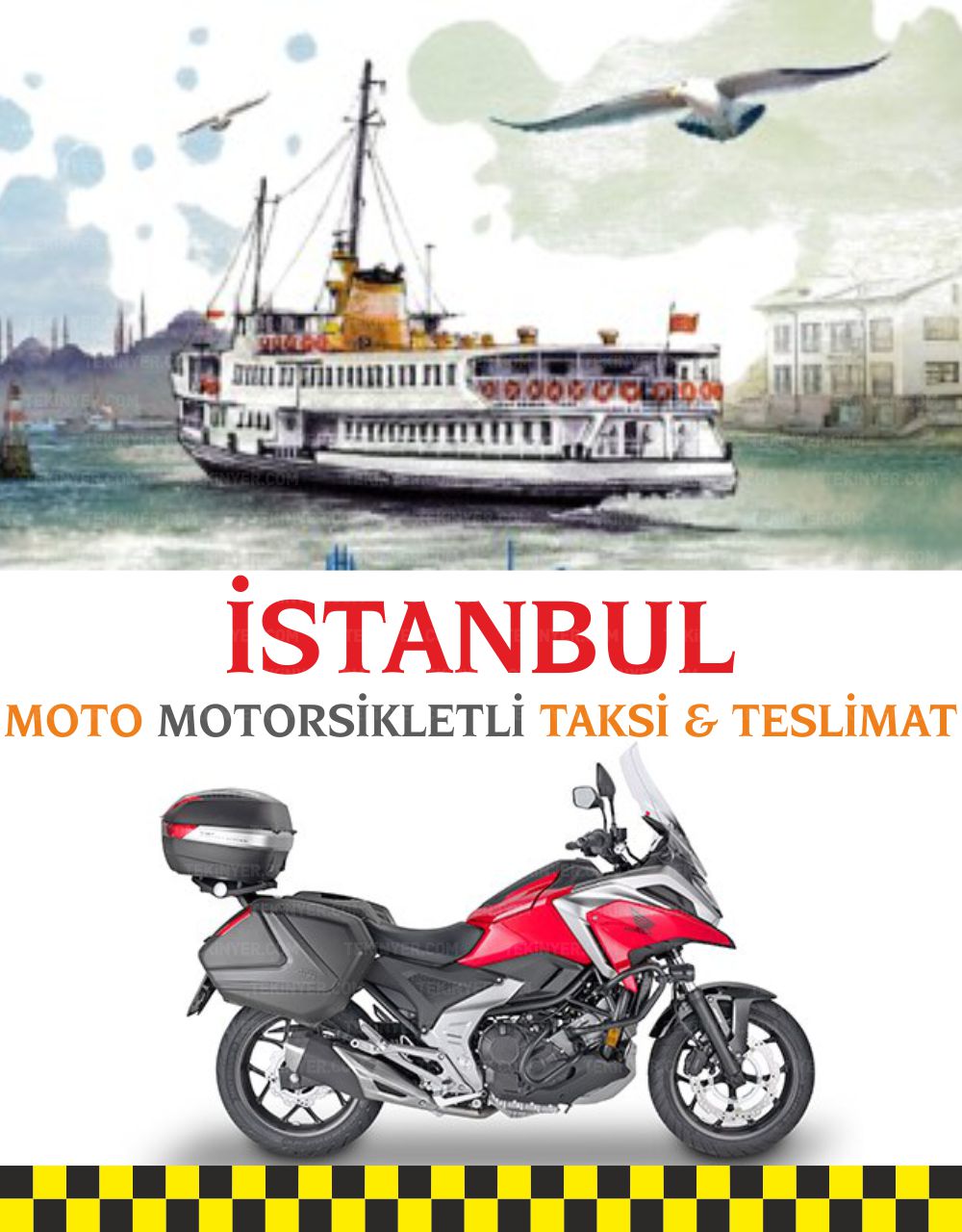 Motorsiklet Taksi Kartal istanbul