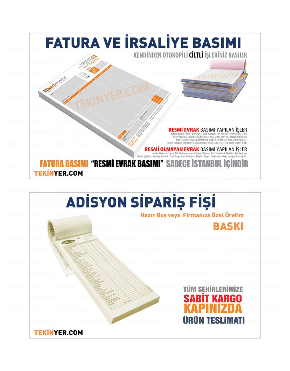 Bakırköy Matbaa Sınırsız Renk Baskı Seçeneği