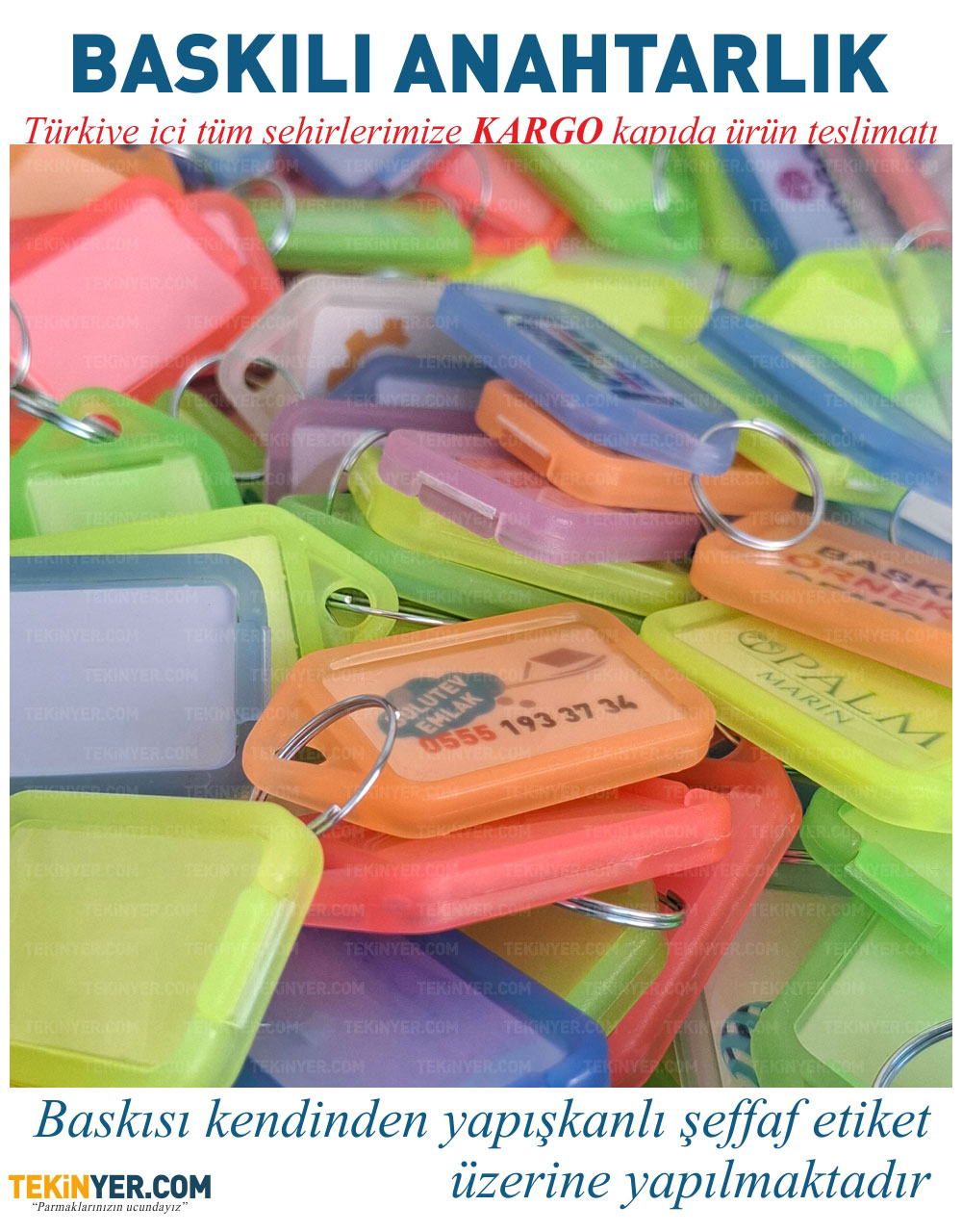 Şeffaf Kapaklı Plastik Anahtarlık Nasıl ölçü alınır