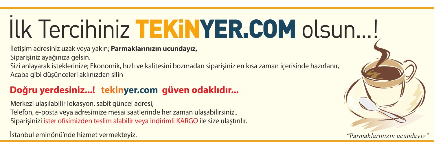 İlk tercihin tekinyer.com olsun