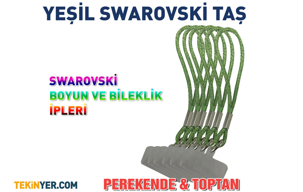 Swarovski Kristal Taşlı Telefon Boyun Askısı 